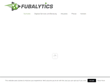 Tablet Screenshot of fubalytics.de